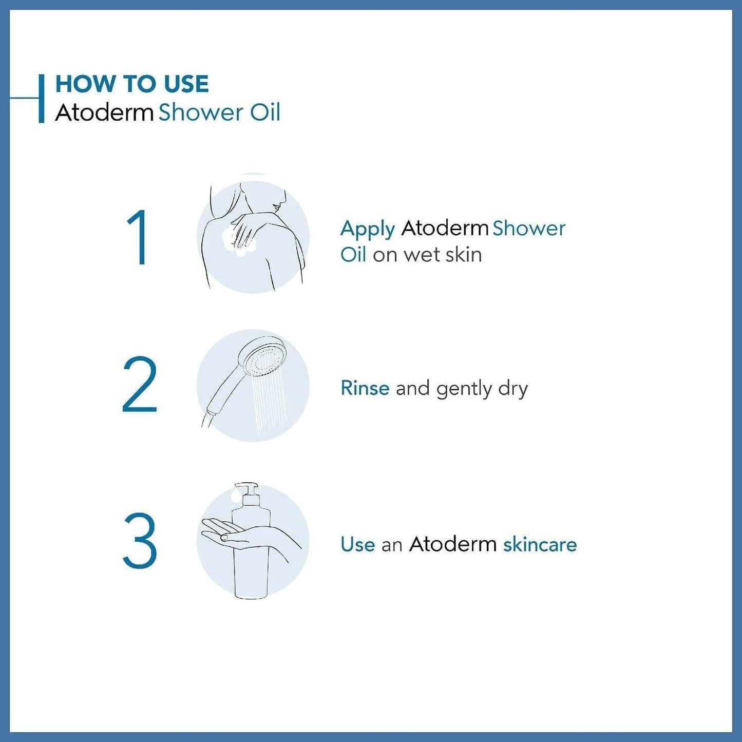 BIODERMA Atoderm Shower Cleansing Oil Body Wash- 1000ml (Pack of 1) - Free UK Delivery