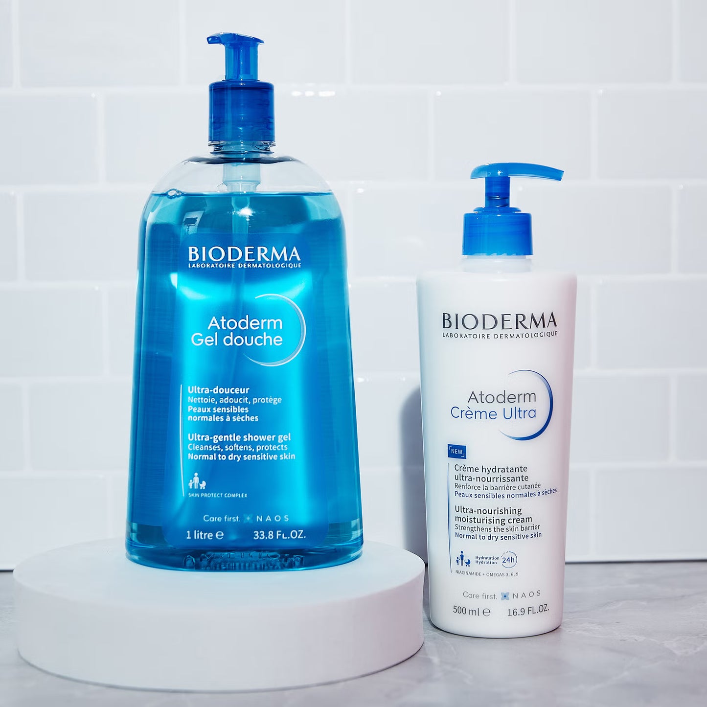 Bioderma Atoderm Shower Gel - Normal, Dry & Sensitive Skin - Pack 1L - Free UK Delivery