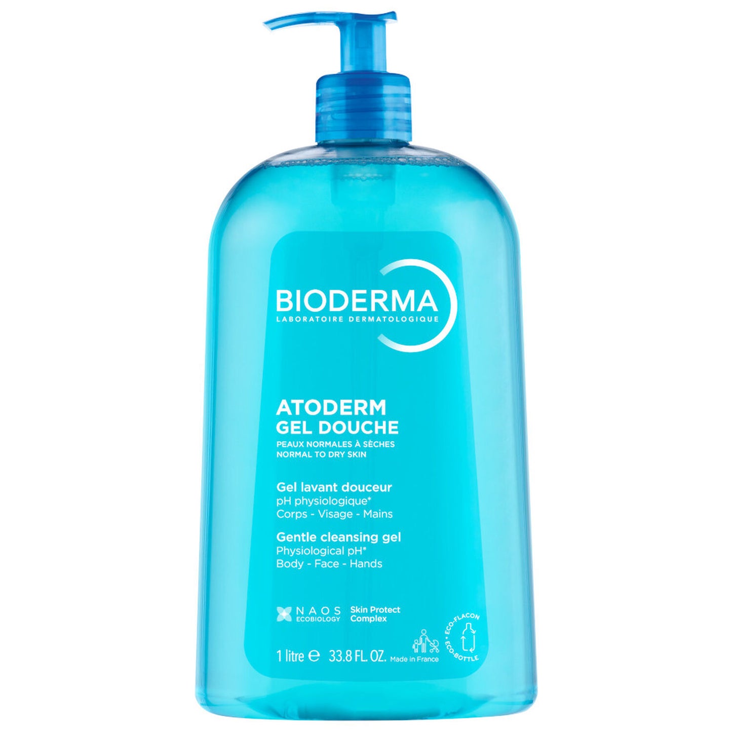 Bioderma Atoderm Shower Gel - Normal, Dry & Sensitive Skin 1L - Free UK Delivery (Pack of 2)