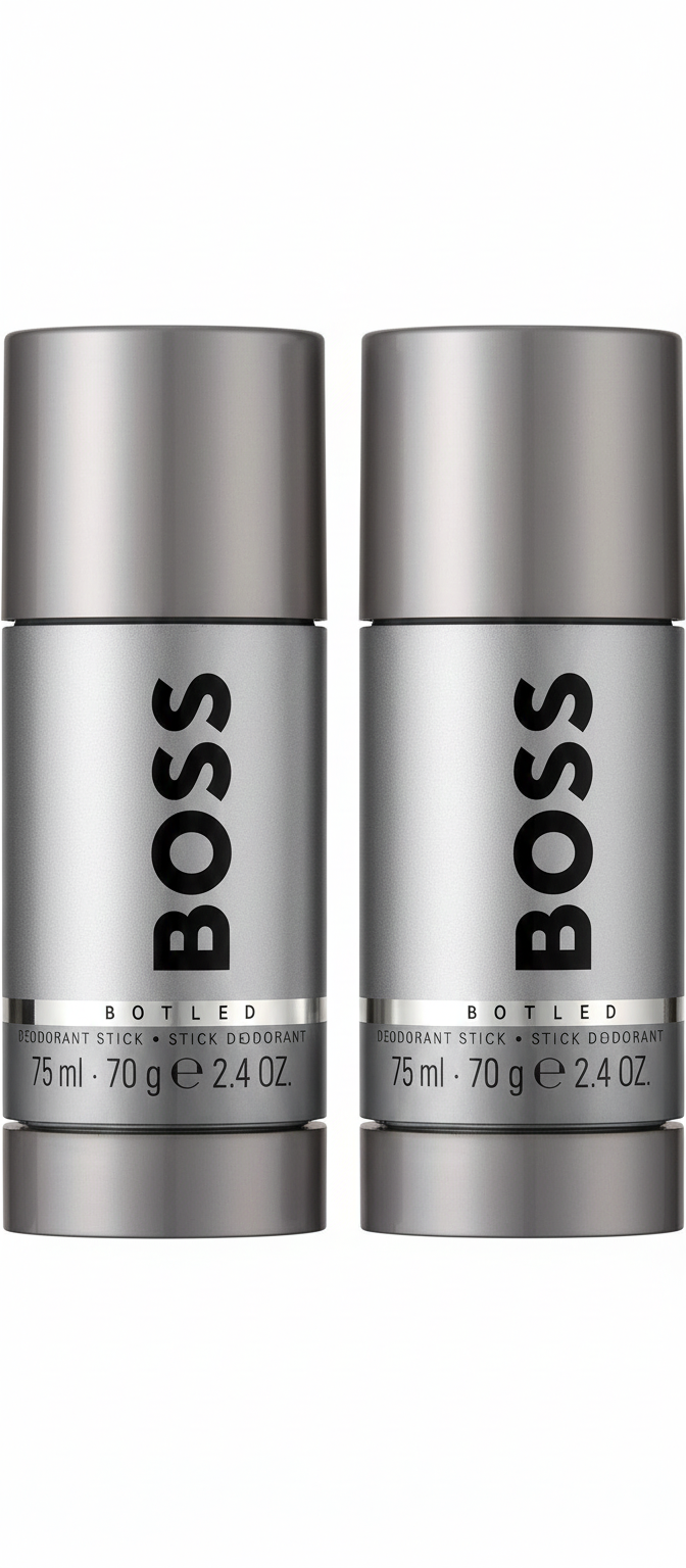Hugo Boss Bottled Deodorant Stick 75ml . 70g Men (Pack of 2) - Free UK Delivery