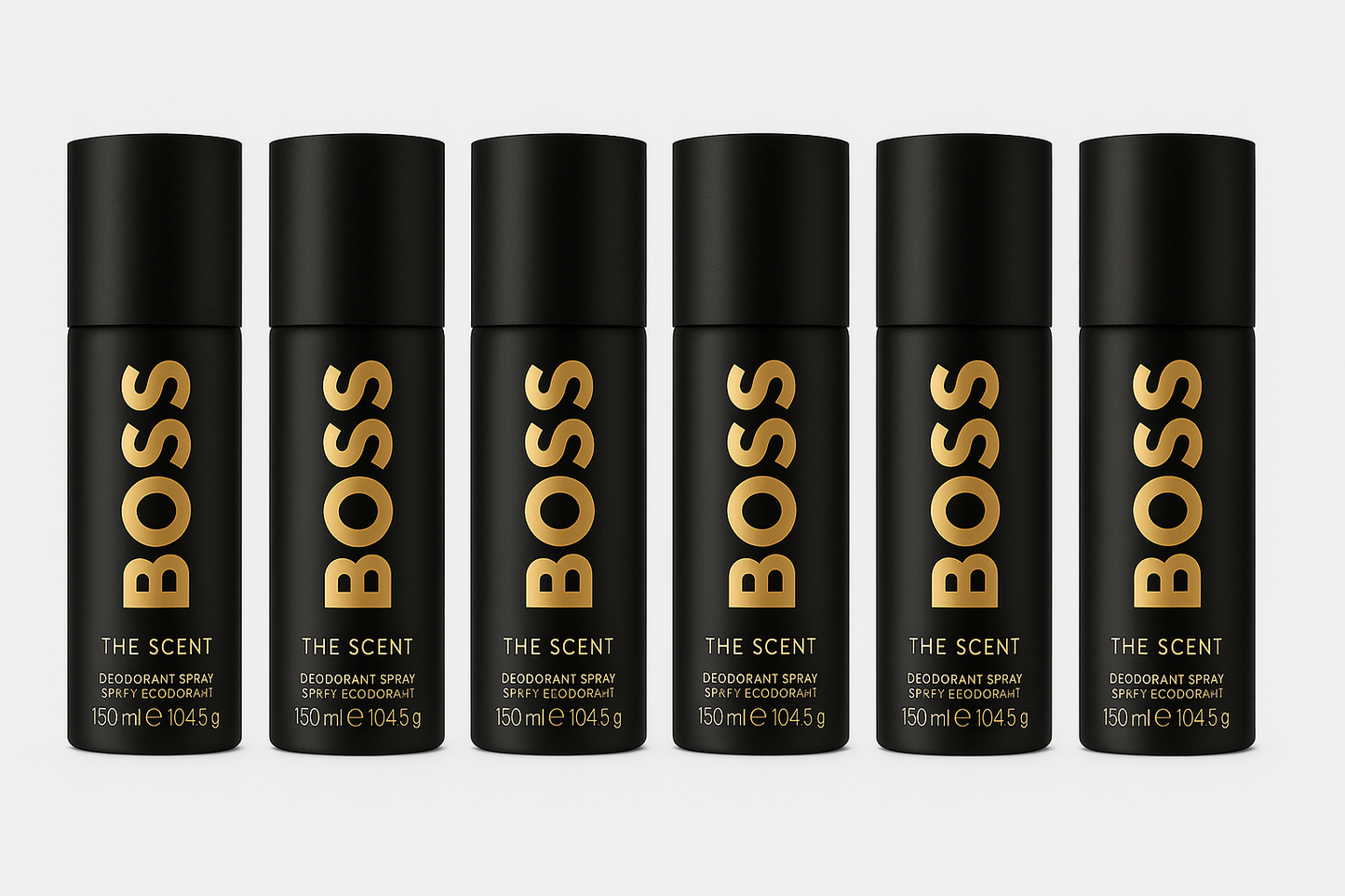 Hugo Boss The Scent Deodorant Spray 150ml (Pack of 6) - Free UK Delivery