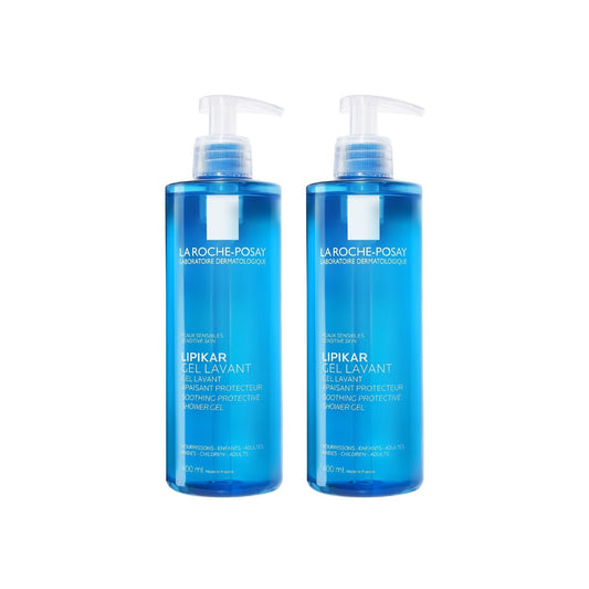 La Roche-Posay Lipikar Nourishing Shower Gel 400ml (Pack of 2) - Free UK Delivery